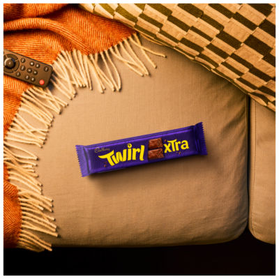 Cadbury Twirl Xtra Duo chocolate bar 54g, UK version