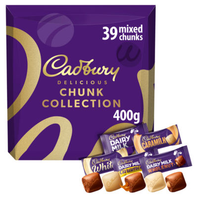 Cadbury mixed chocolate chunk collection 400g, imported from the UK