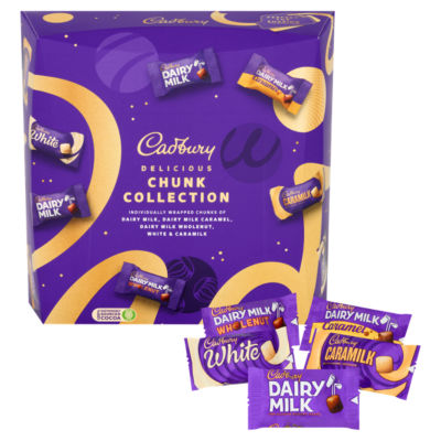 Cadbury mixed chocolate chunk collection 400g, imported from the UK