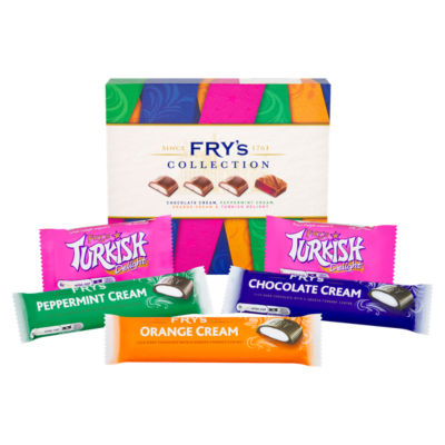 Fry's chocolate selection box 249g, imported from the UK