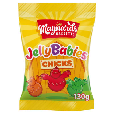 Maynards Bassetts Jelly Babies Chicks jelly sweets 130g - British product
