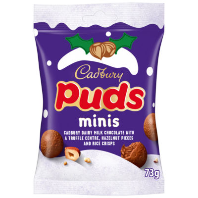 Cadbury Mini Puds chocolate bag 73g - British product