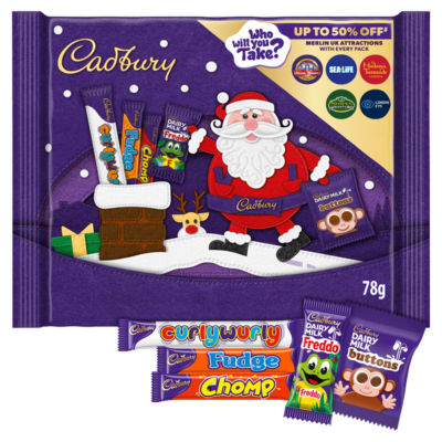 Cadbury Christmas selection pack 78g, UK version
