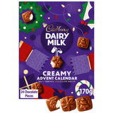 Cadbury creamy chocolate advent calendar 170g (British brand)