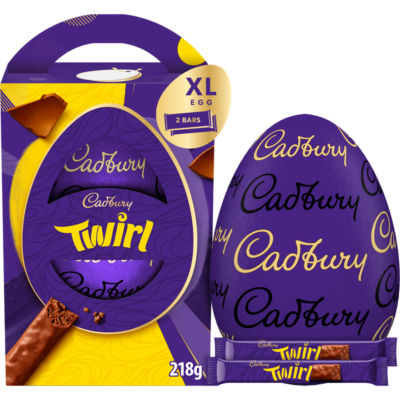 Cadbury Twirl Easter egg 218g (British brand)