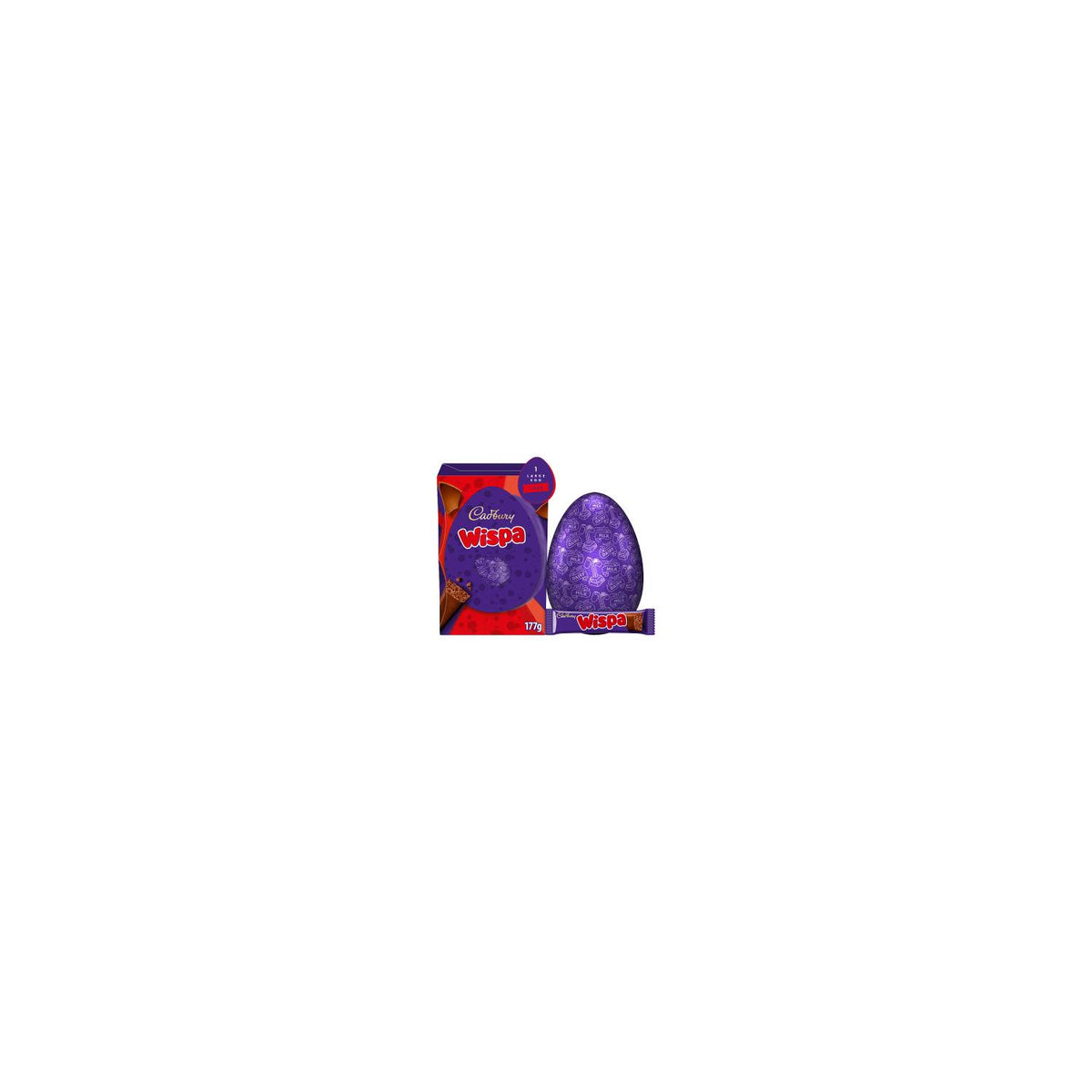 Cadbury Wispa chocolate Easter egg 177g (British brand)