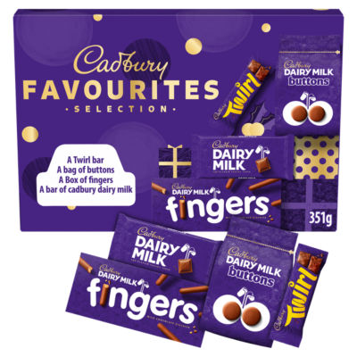 Cadbury Christmas selection box Favourites 351g, imported from the UK