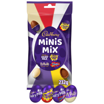 Cadbury Minis Easter Chocolate Eggs Mix 232g, UK version
