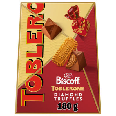 Toblerone Biscoff truffles pralines 180g (British brand)
