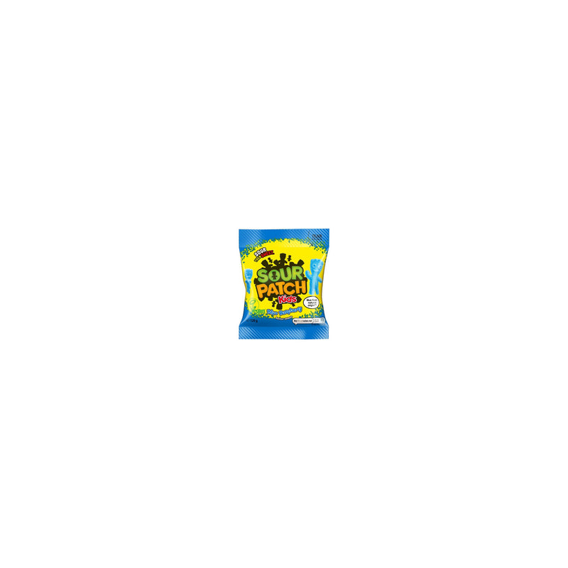 Sour Patch Kids blue raspberry candy 120g, UK version