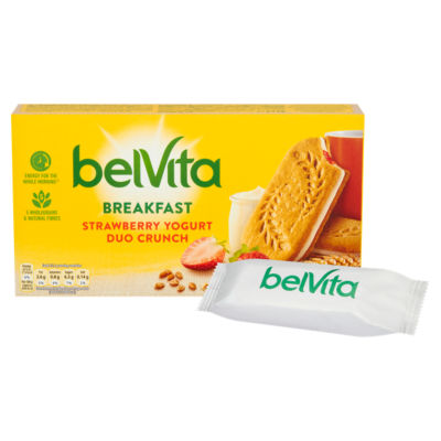 Belvita Duo Crunch Erdbeer-Joghurt Müsliriegel Multipack 250 g