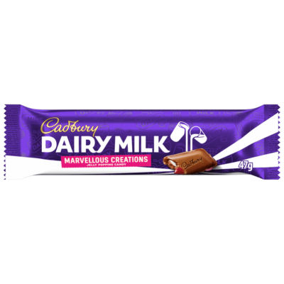 ASDA Cadbury Dairy Milk Marvellous Creations Jelly Popping Candy Chocolate Bar 47 g- Buy online at McGrocer