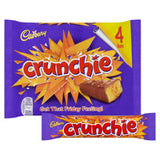 Cadbury Crunchie milk chocolate bar 4 pack 128g - British product