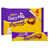 Cadbury Dairy Milk Caramel chocolate bar 4 pack 148g - British product