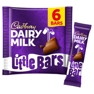 Cadbury Dairy Milk Little Bars Sjokolade 6 Pakke