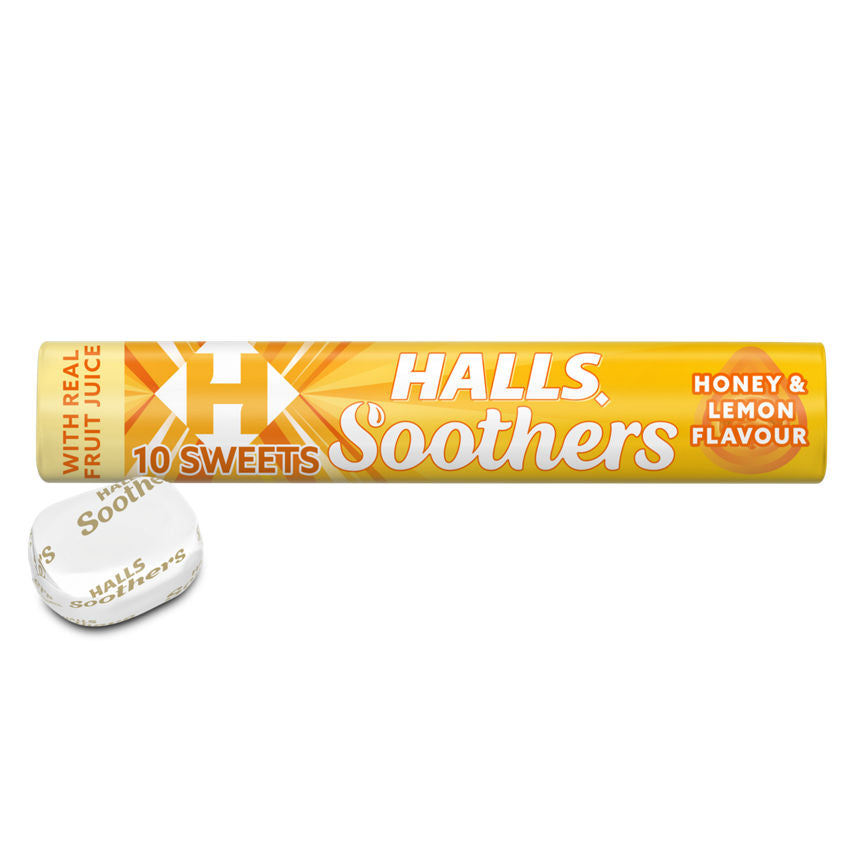 Halls Soothers Honey & Lemon Lozenges GOODS ASDA   