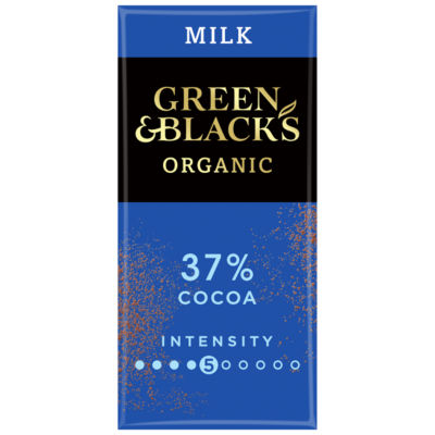 ASDA Green & Black's 37% Milk Chocolate Organic Block 90g- Buy online at McGrocer