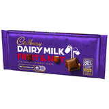 Cadbury milk chocolate bar fruit and nut 110g - British product
