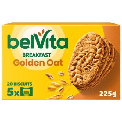 Belvita Golden Oats Frühstückskeks-Multipackung 225g (5 x 45g)