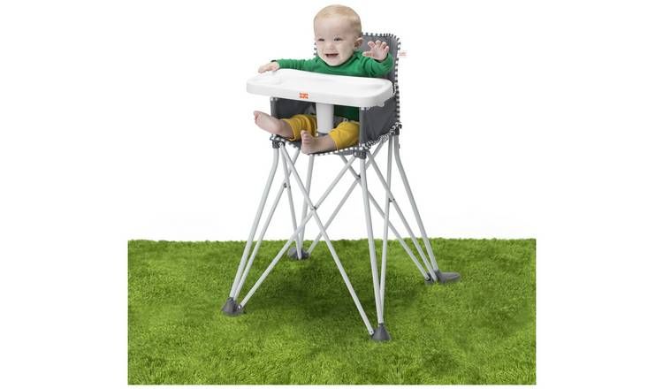 Bright Starts Pop n Dine Highchair Grey