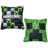 Minecraft cushion green reversible Creeper design 40x40cm, UK version