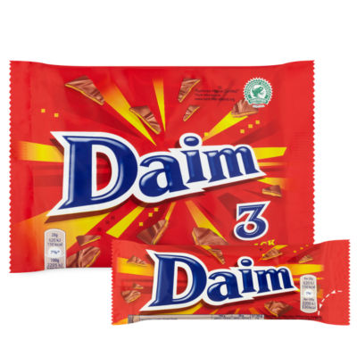 Daim Melkesjokolade Mandel Karamellbar Multipack 84g