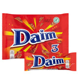 Daim milk chocolate almond caramel bar 84g multipack - British product