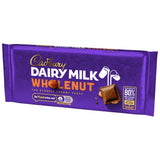 Cadbury Dairy Milk Wholenut chocolate bar 120g - British product