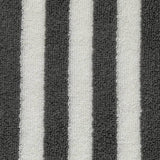 Habitat grey stripe hand towel 2 pack 90x50cm, imported from the UK