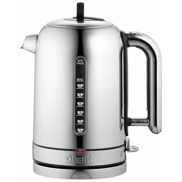 Dualit Classic stainless steel jug kettle 1.7L (British brand)