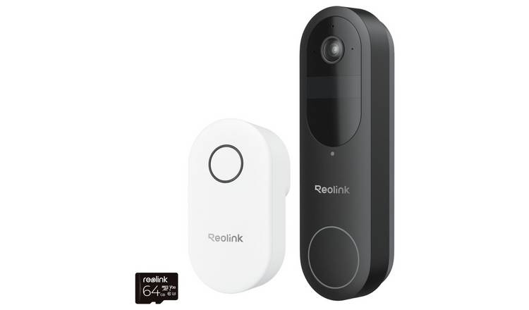 Reolink video doorbell with chime and SD card, imported from the UK