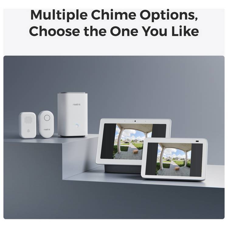 Reolink video doorbell with chime and SD card, imported from the UK