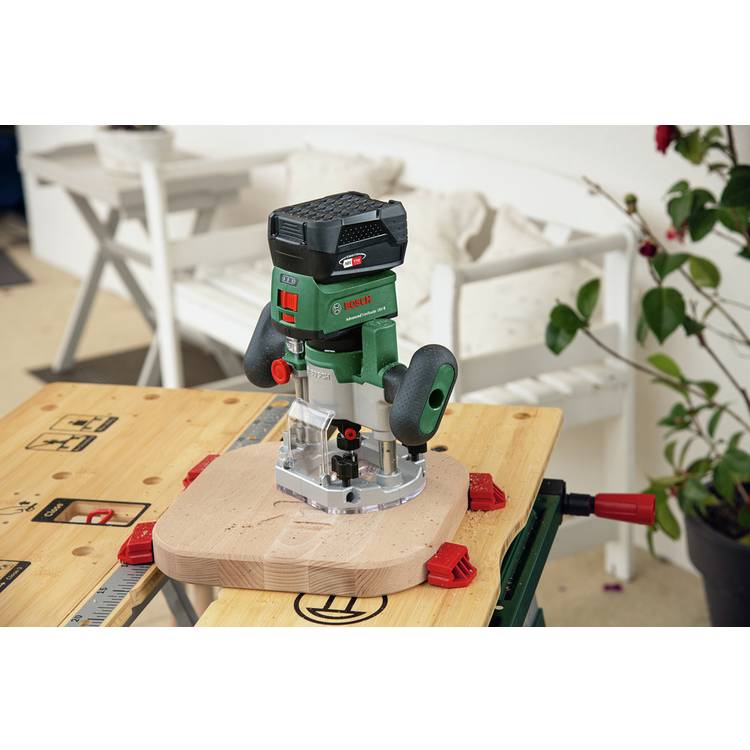 Bosch AdvancedTrimRouter 18V-8 router combination set - British product