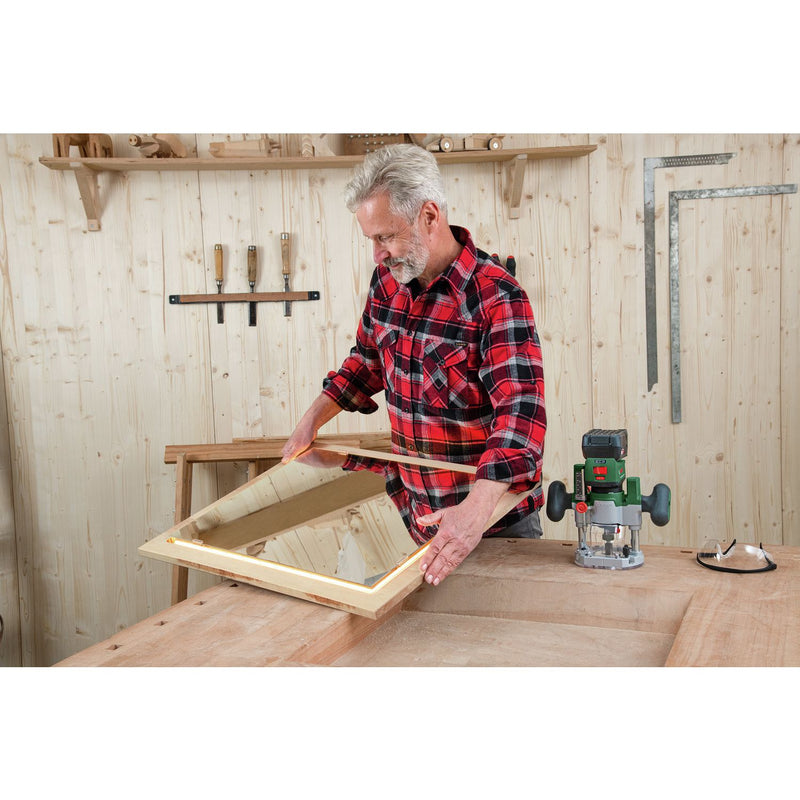 Bosch AdvancedTrimRouter 18V-8 router combination set - British product