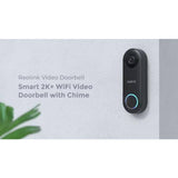 Reolink video doorbell 2K+ chime with 64GB SD card - British product
