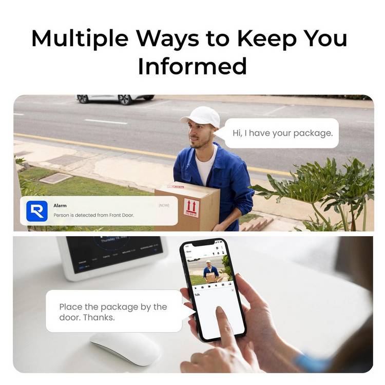 Reolink video doorbell 2K+ chime with 64GB SD card - British product