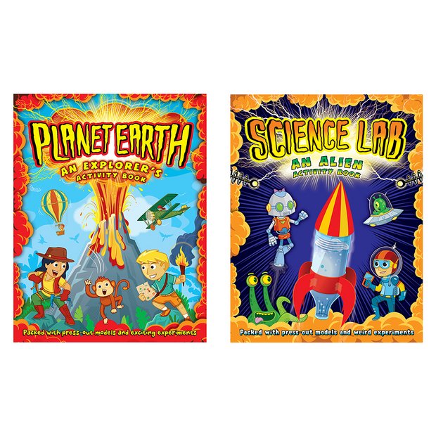 Igloo Books kids science activity book set, imported from the UK