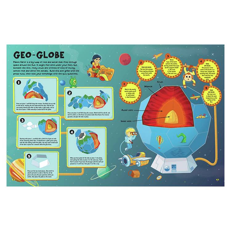Igloo Books kids science activity book set, imported from the UK