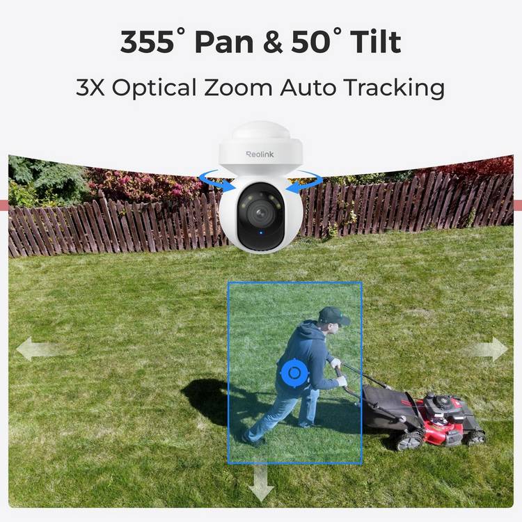 Reolink 2K PTZ outdoor CCTV camera, UK version