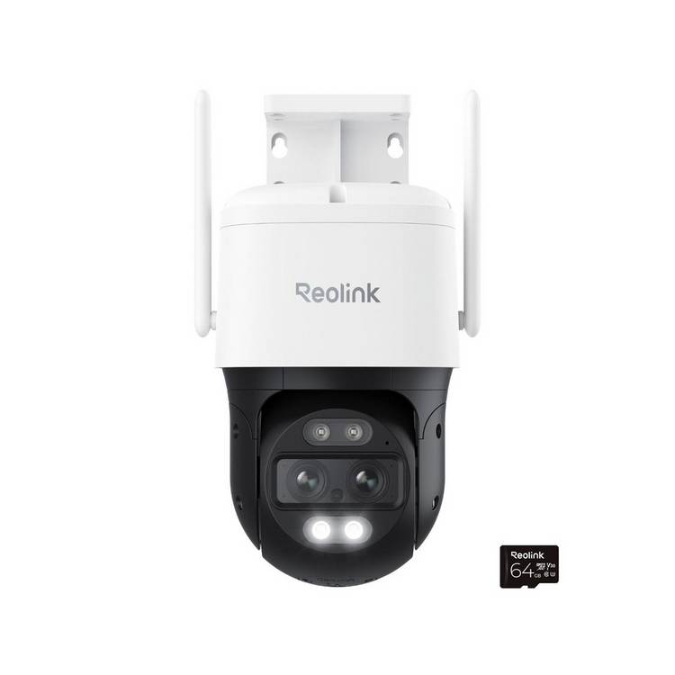 Reolink TrackMix 4K dual-lens CCTV camera, imported from the UK