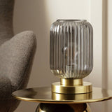 Argos Home tall glass table lamp clear 24.5cm (British brand)
