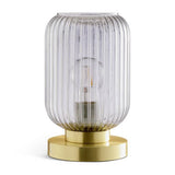 Argos Home tall glass table lamp clear 24.5cm (British brand)