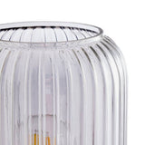 Argos Home tall glass table lamp clear 24.5cm (British brand)