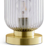 Argos Home tall glass table lamp clear 24.5cm (British brand)