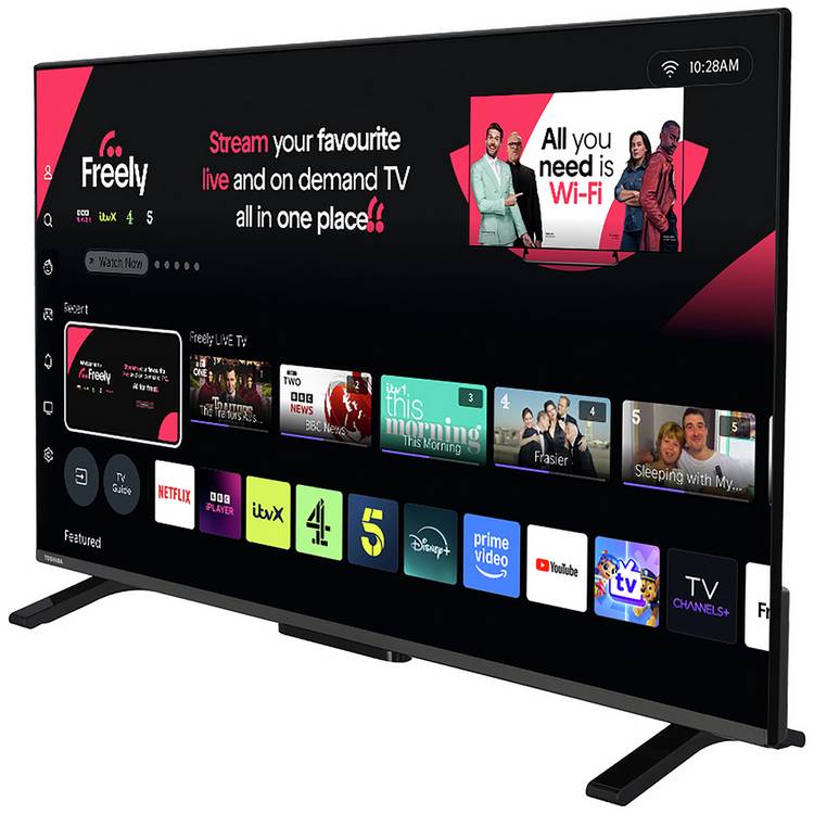 Toshiba 40 inch Smart FHD TV with Freely - British product