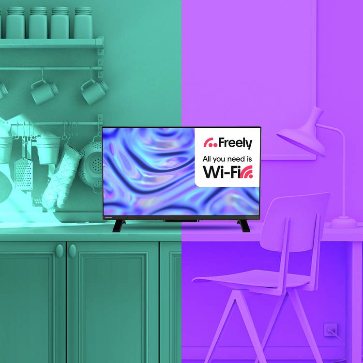 Toshiba 40 inch Smart FHD TV with Freely - British product
