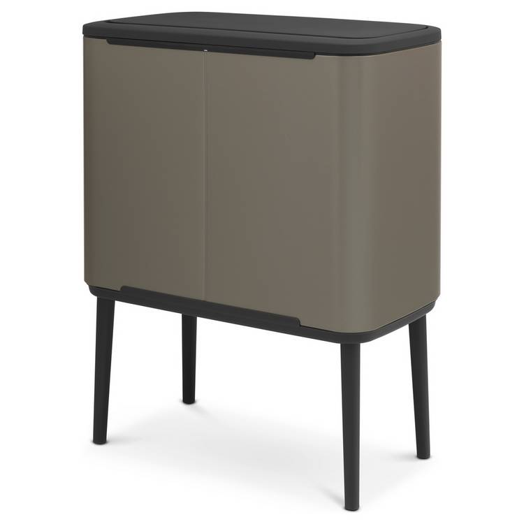 Brabantia touch top bin dark grey 36 litre, UK version