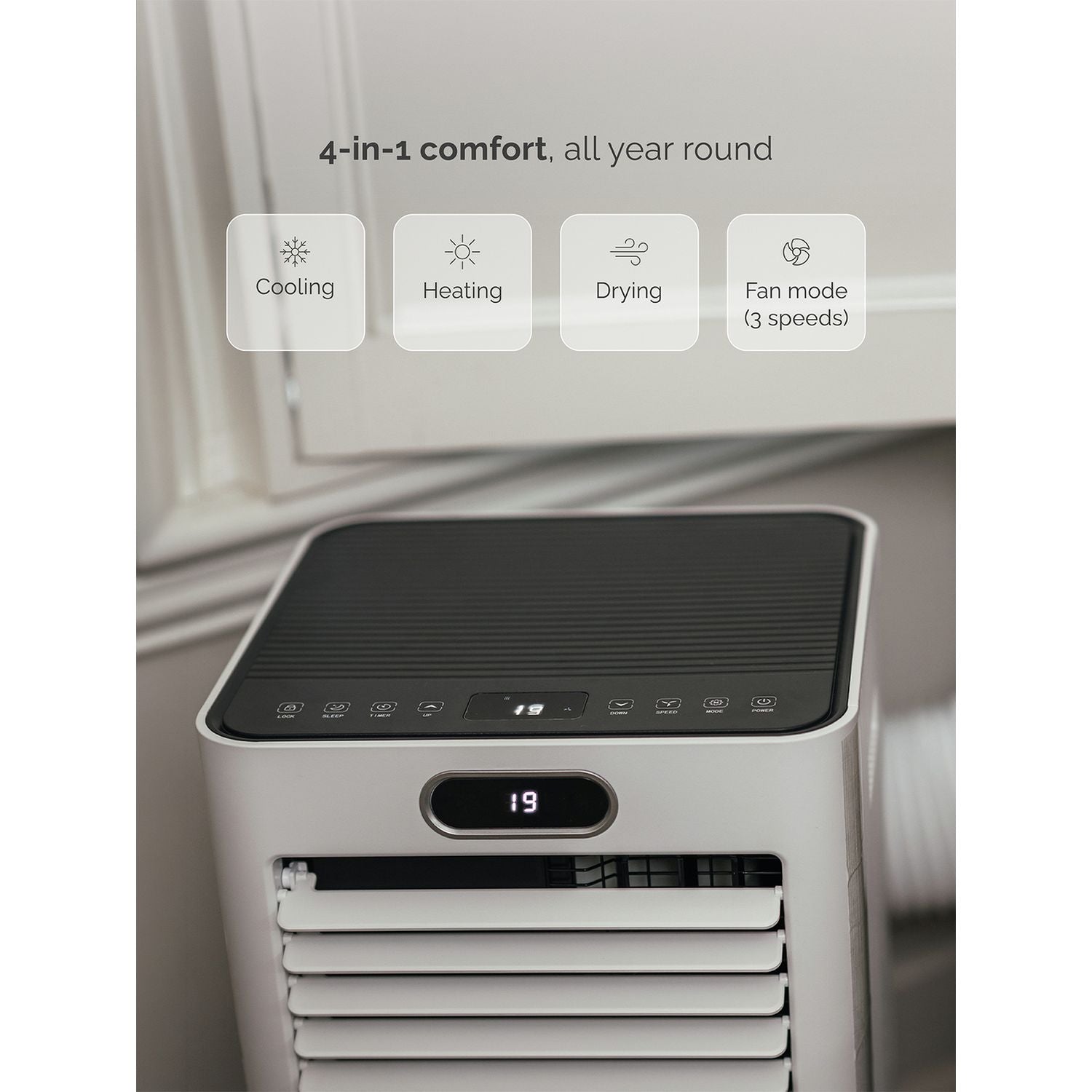 MeacoCool MC Series Pro 9000BTU portable air conditioner, UK version