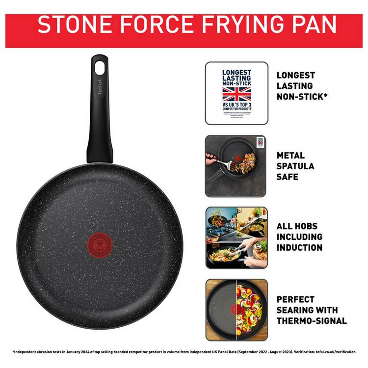 Tefal Stone Force frying pan 24cm, imported from the UK