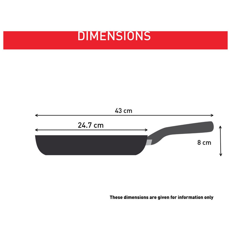 Tefal Stone Force frying pan 24cm, imported from the UK